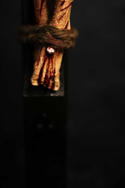 CRUCIFIXO PAIXÃO DE CRISTO CHAGAS ULTRA REALISTAS PAREDE